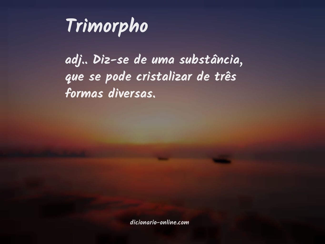 Significado de trimorpho