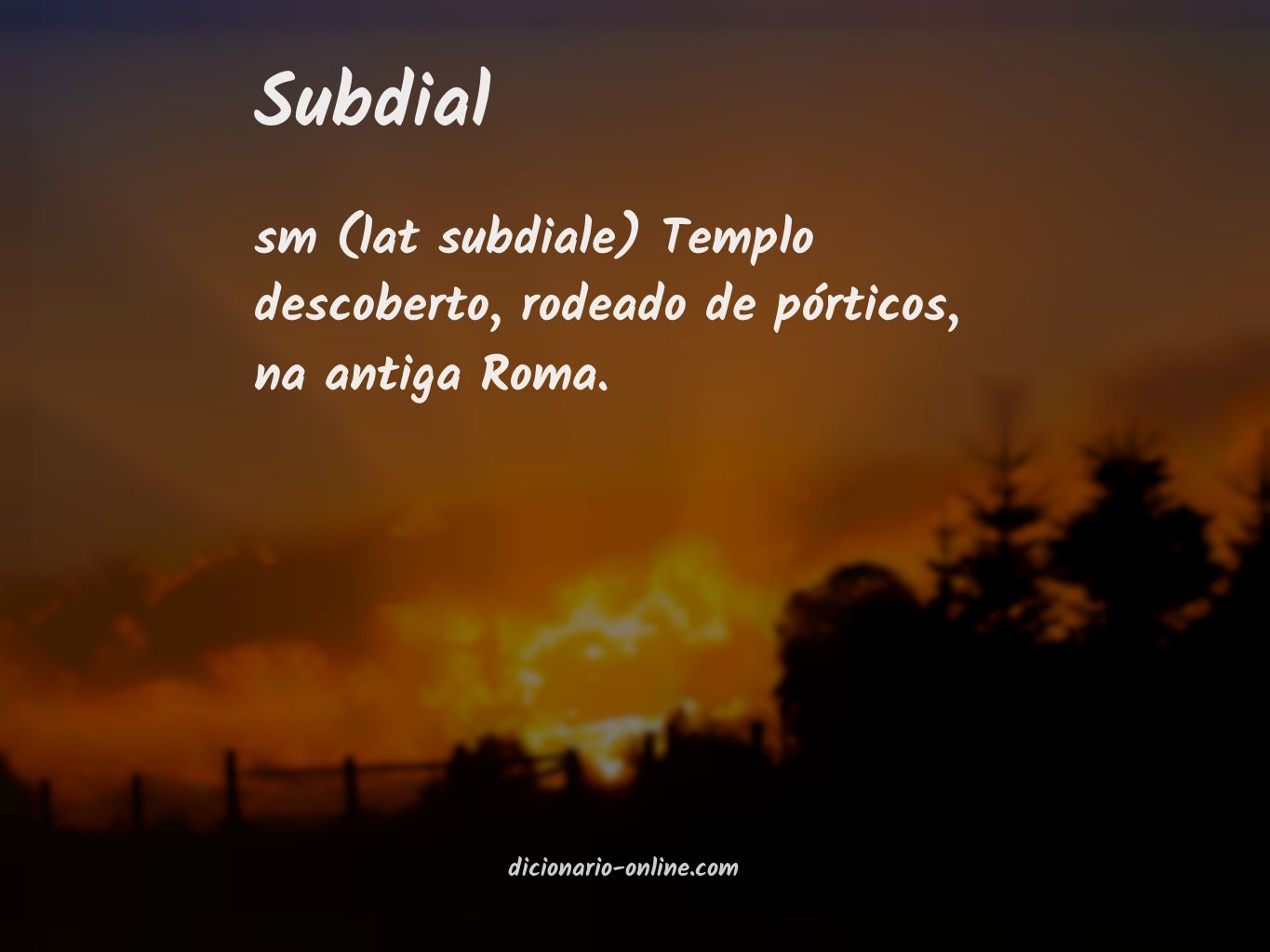 Significado de subdial