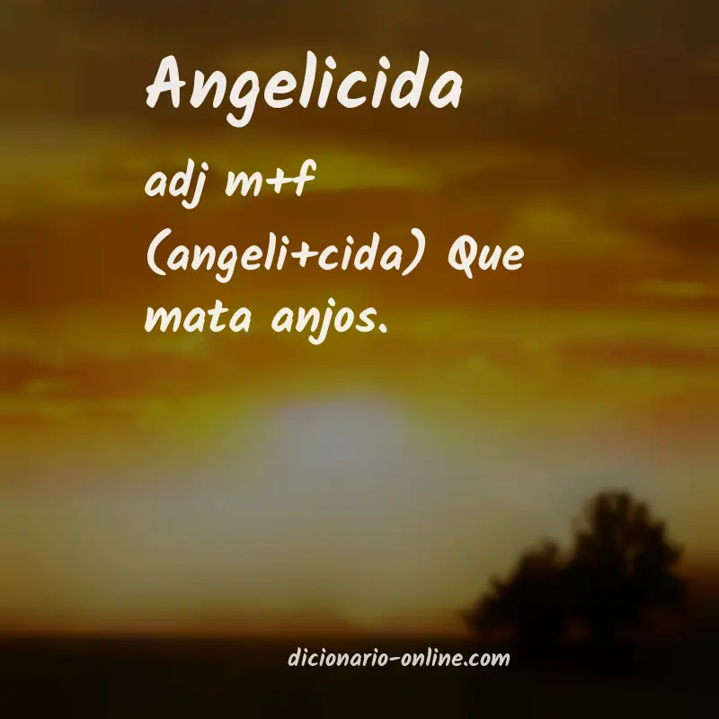 Significado de angelicida