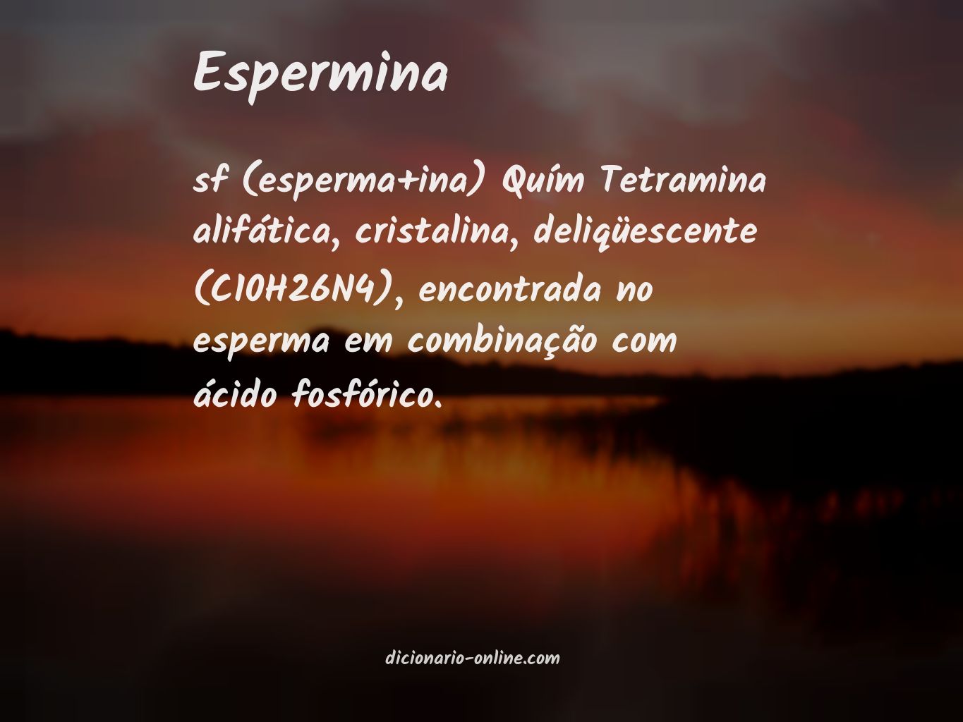 Significado de espermina