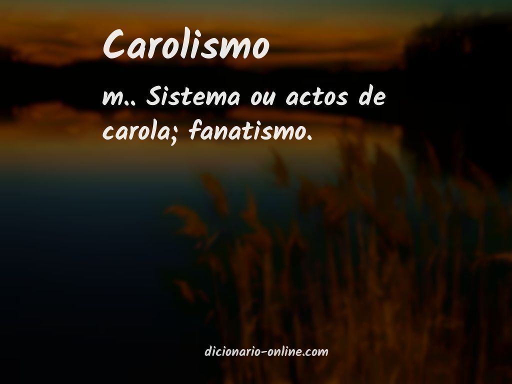 Significado de carolismo