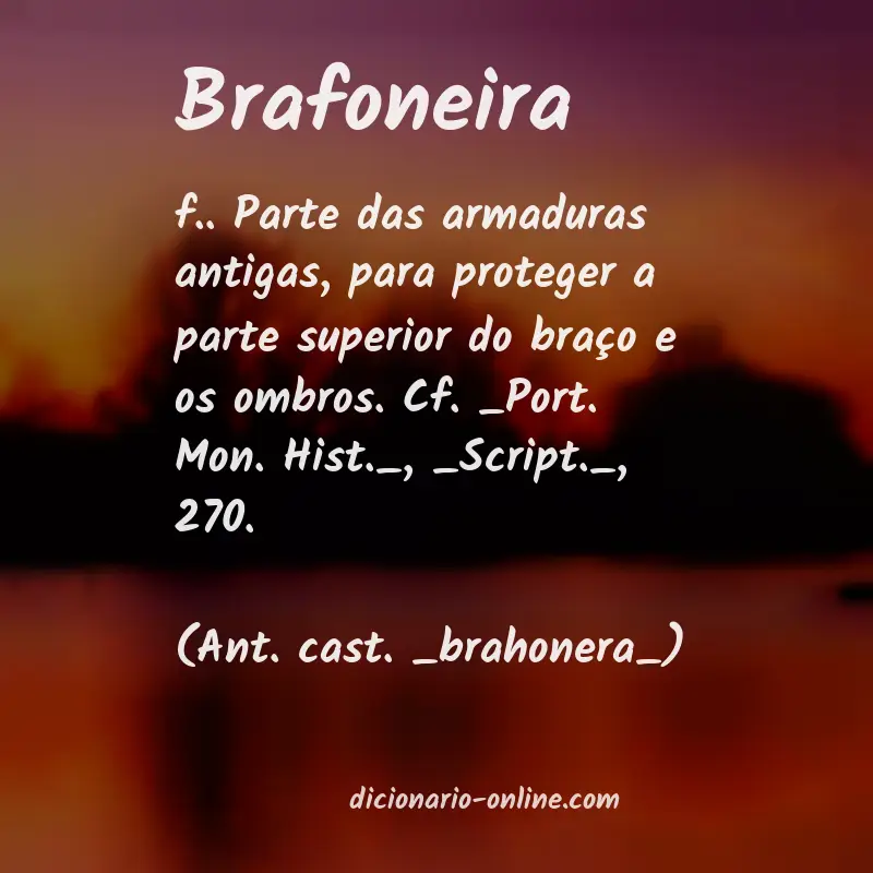 Significado de brafoneira