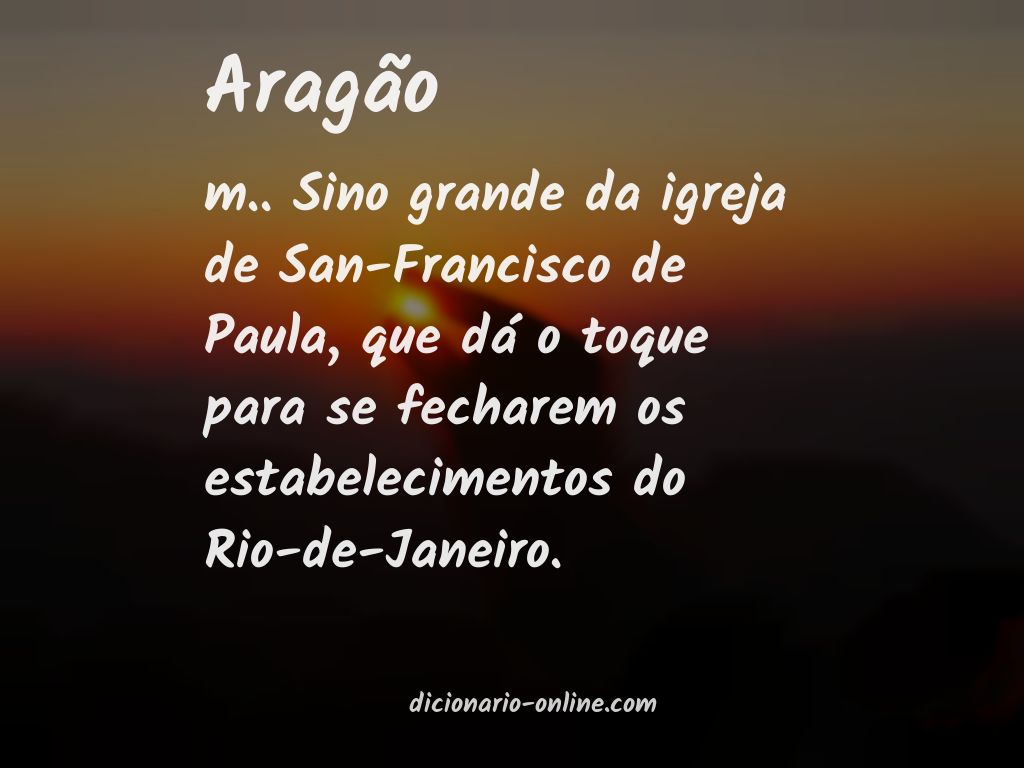 Significado de aragão