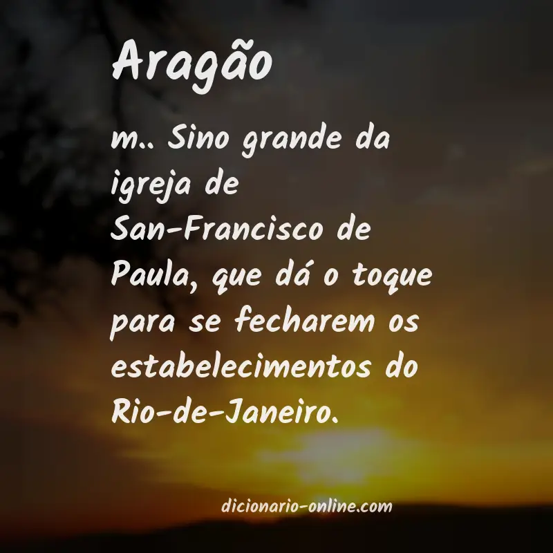 Significado de aragão