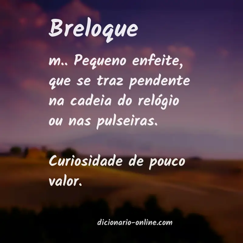 Significado de breloque
