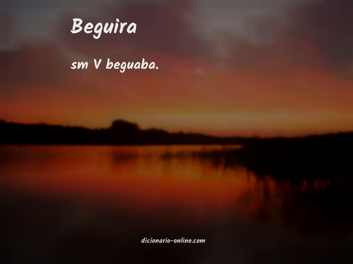 Significado de beguira