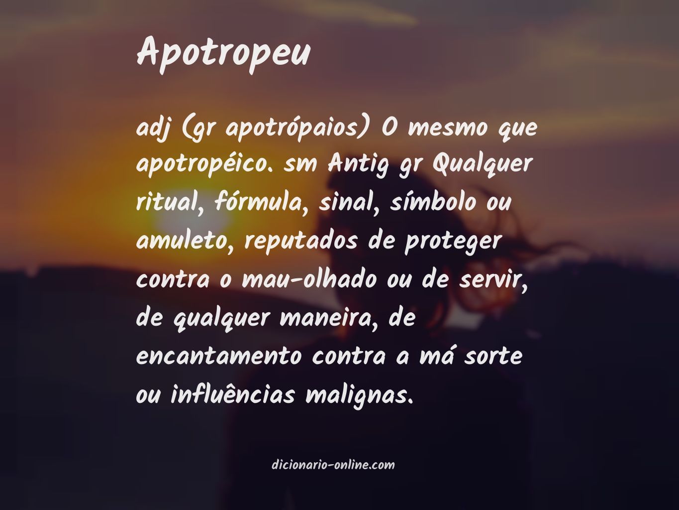 Significado de apotropeu