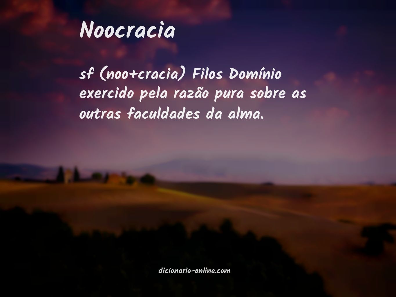 Significado de noocracia