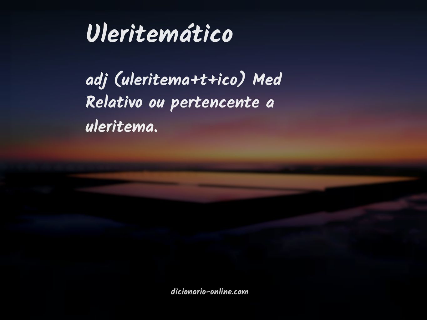 Significado de uleritemático