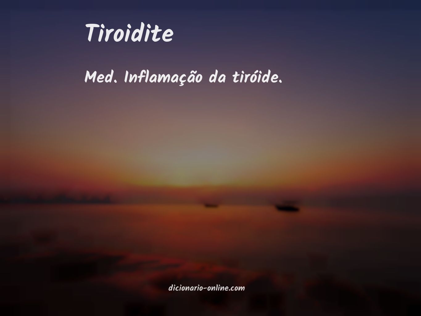 Significado de tiroidite