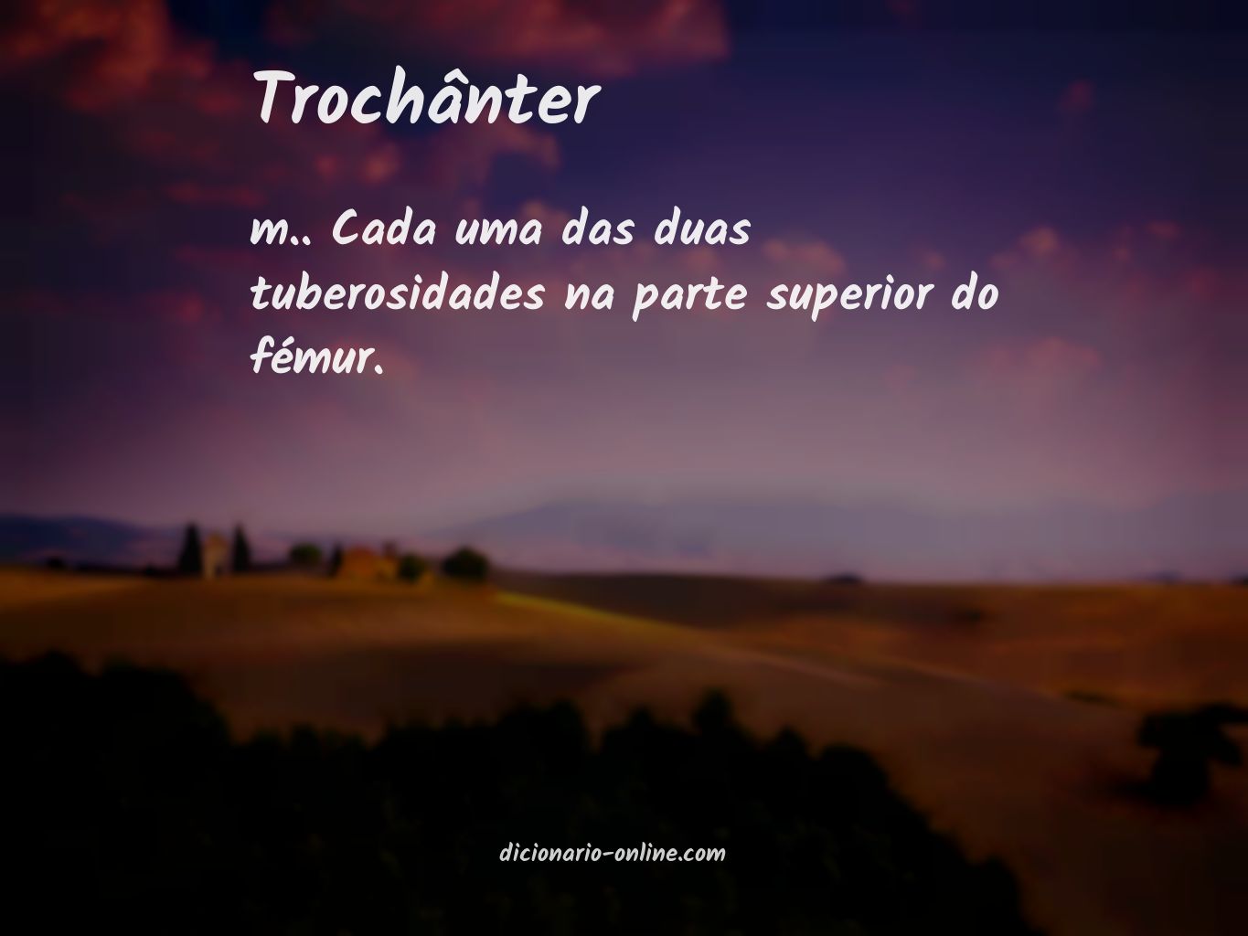 Significado de trochânter