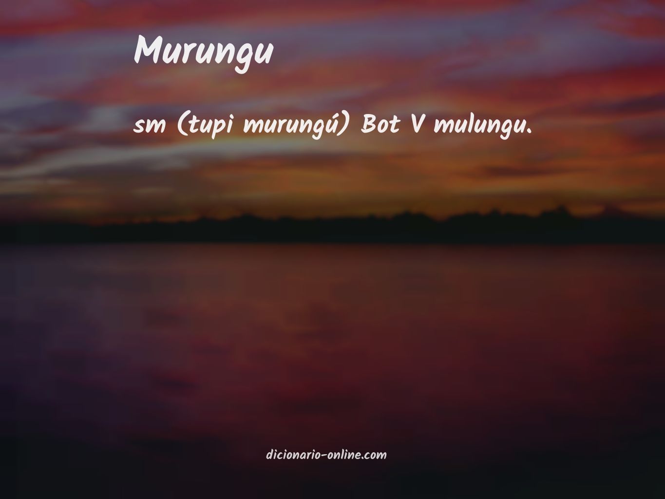 Significado de murungu