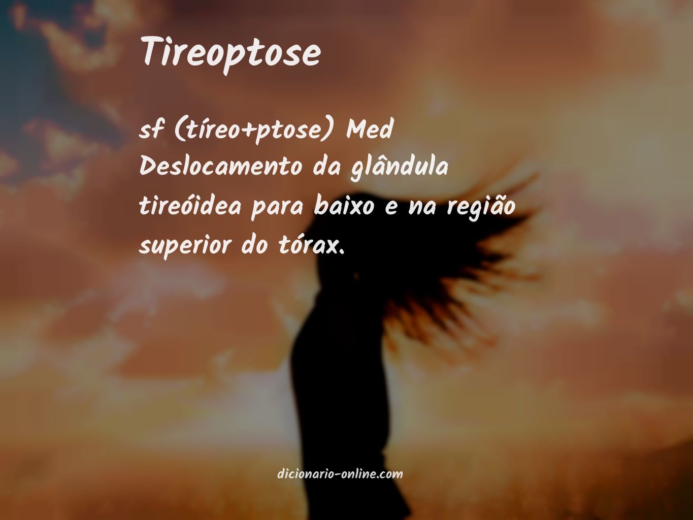 Significado de tireoptose