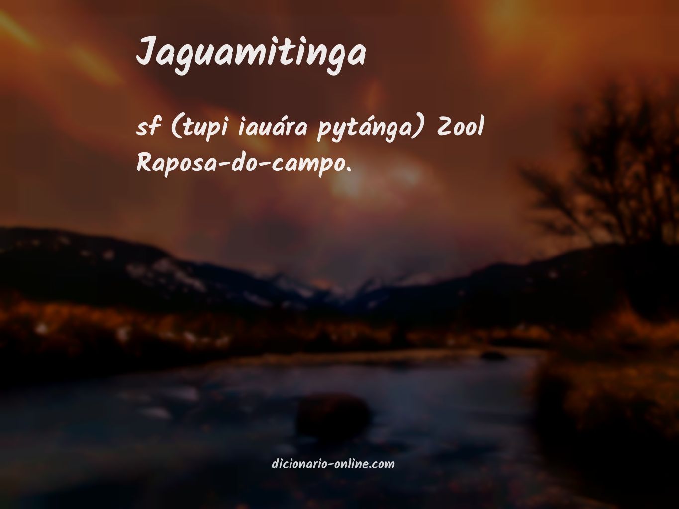 Significado de jaguamitinga