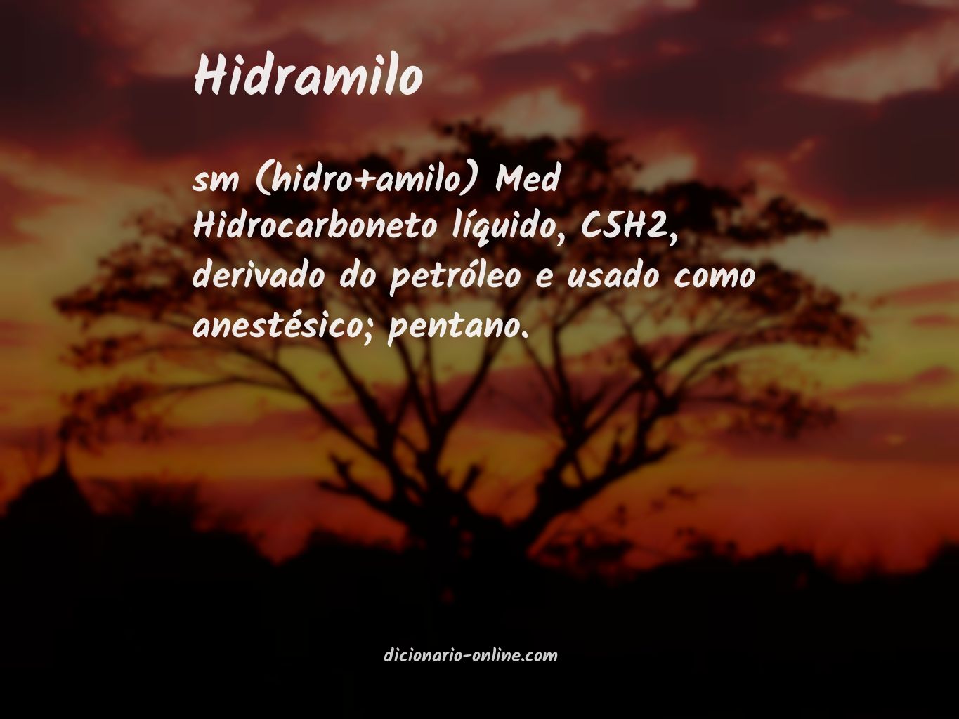 Significado de hidramilo