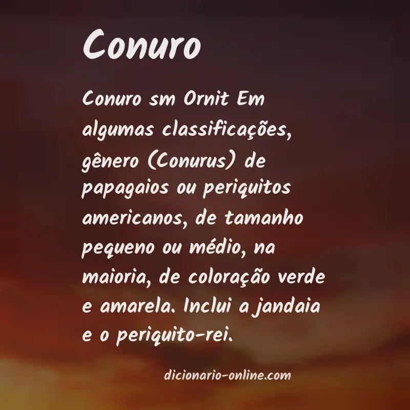 Significado de conuro