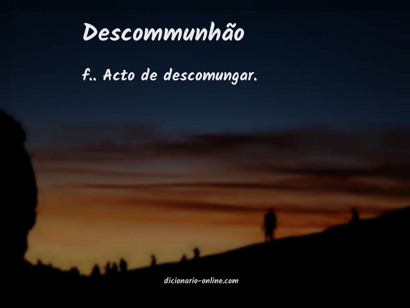 Significado de descommunhão