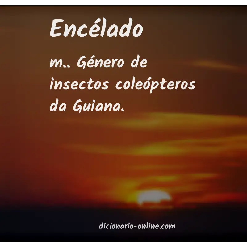 Significado de encélado