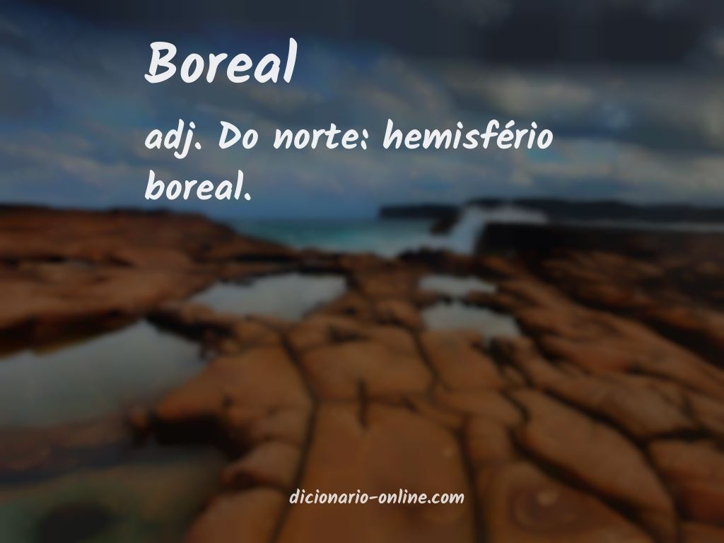 Significado de boreal