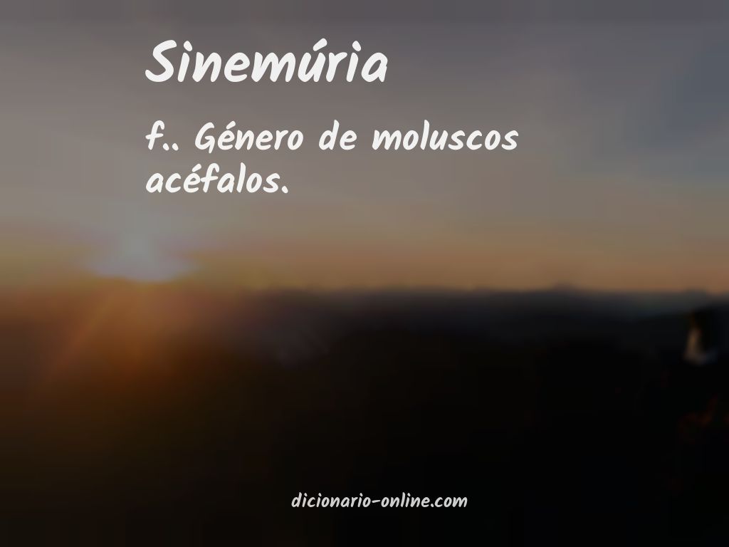 Significado de sinemúria