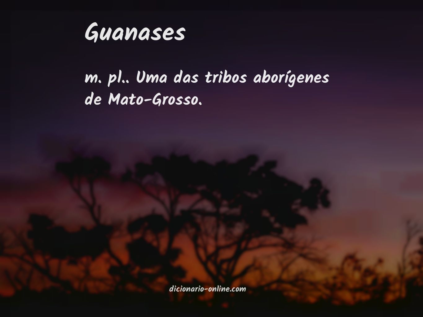 Significado de guanases