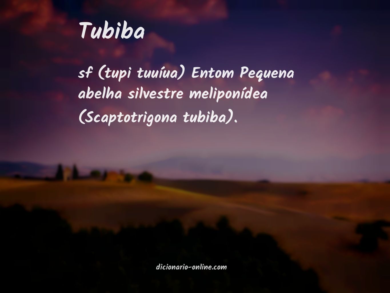 Significado de tubiba