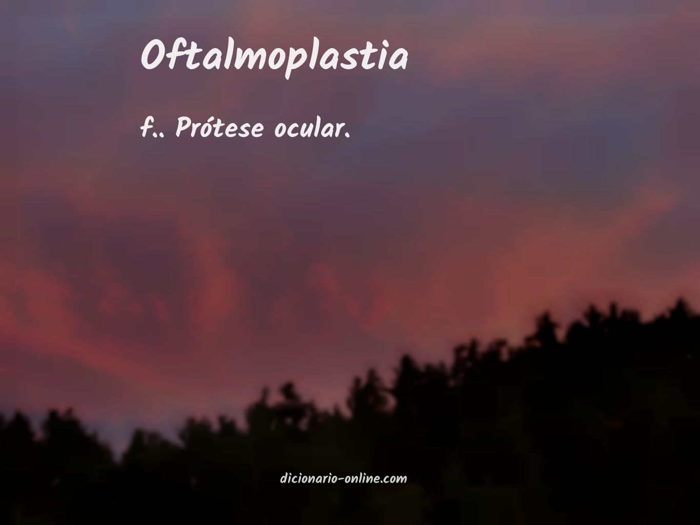 Significado de oftalmoplastia