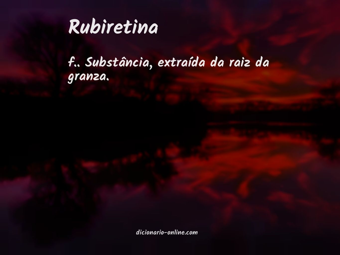 Significado de rubiretina