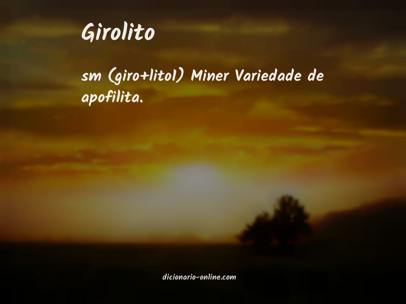 Significado de girolito