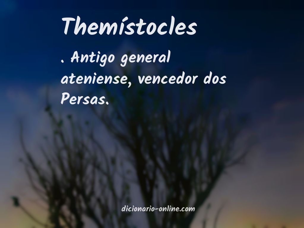 Significado de themístocles