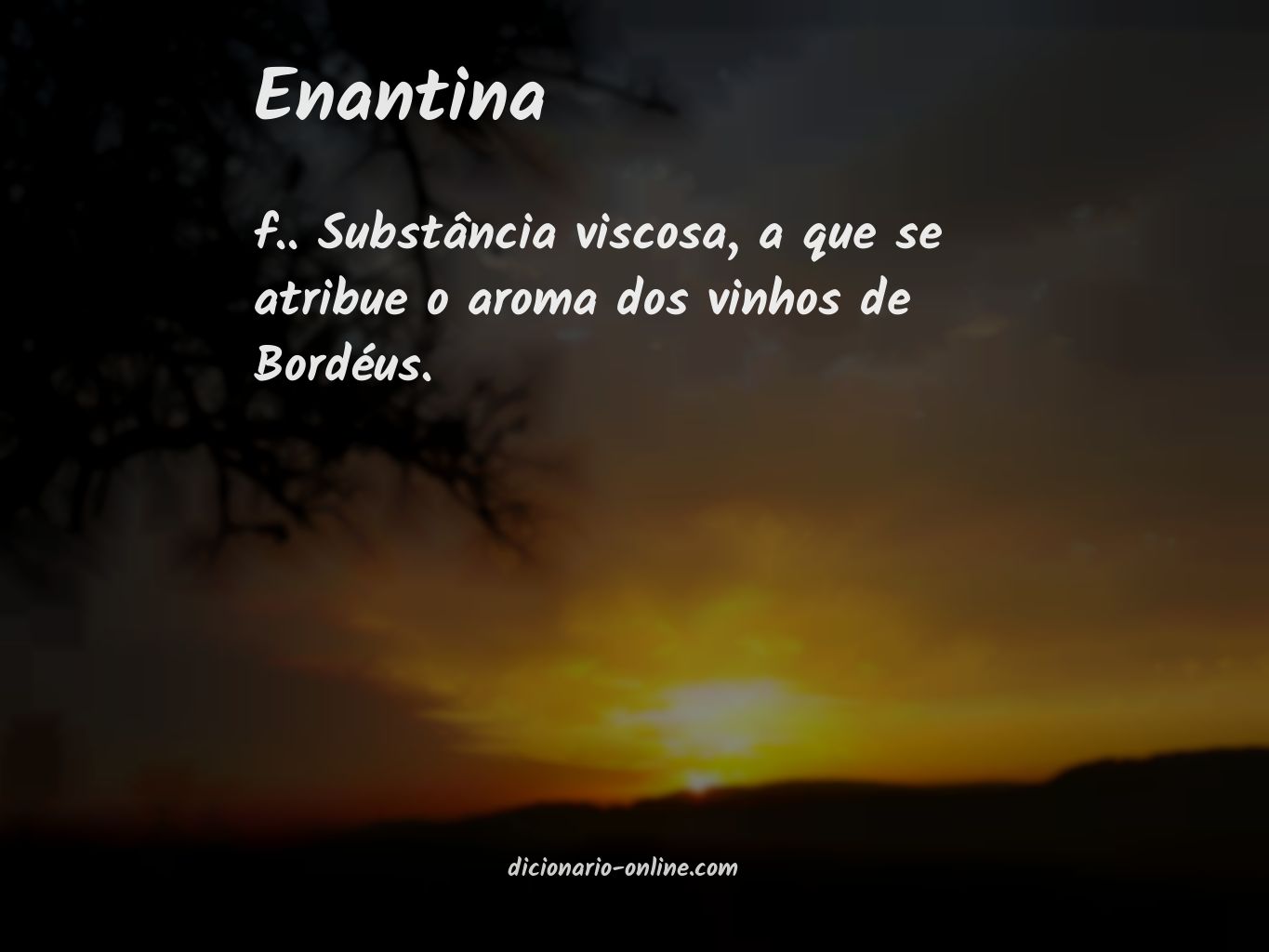 Significado de enantina