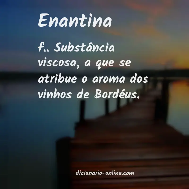 Significado de enantina