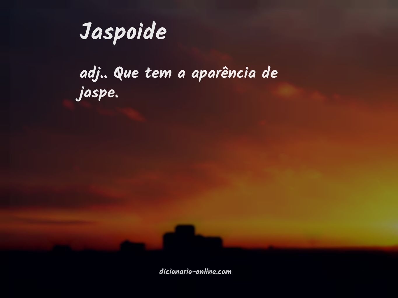 Significado de jaspoide