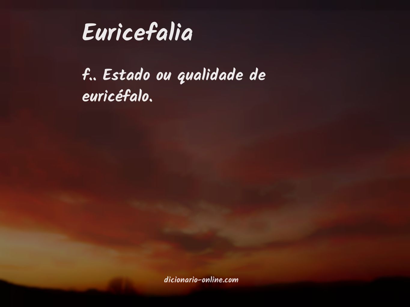 Significado de euricefalia