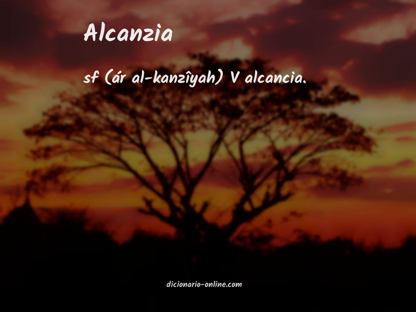 Significado de alcanzia