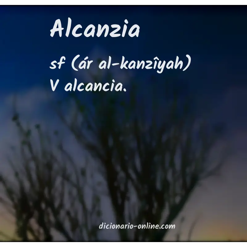 Significado de alcanzia