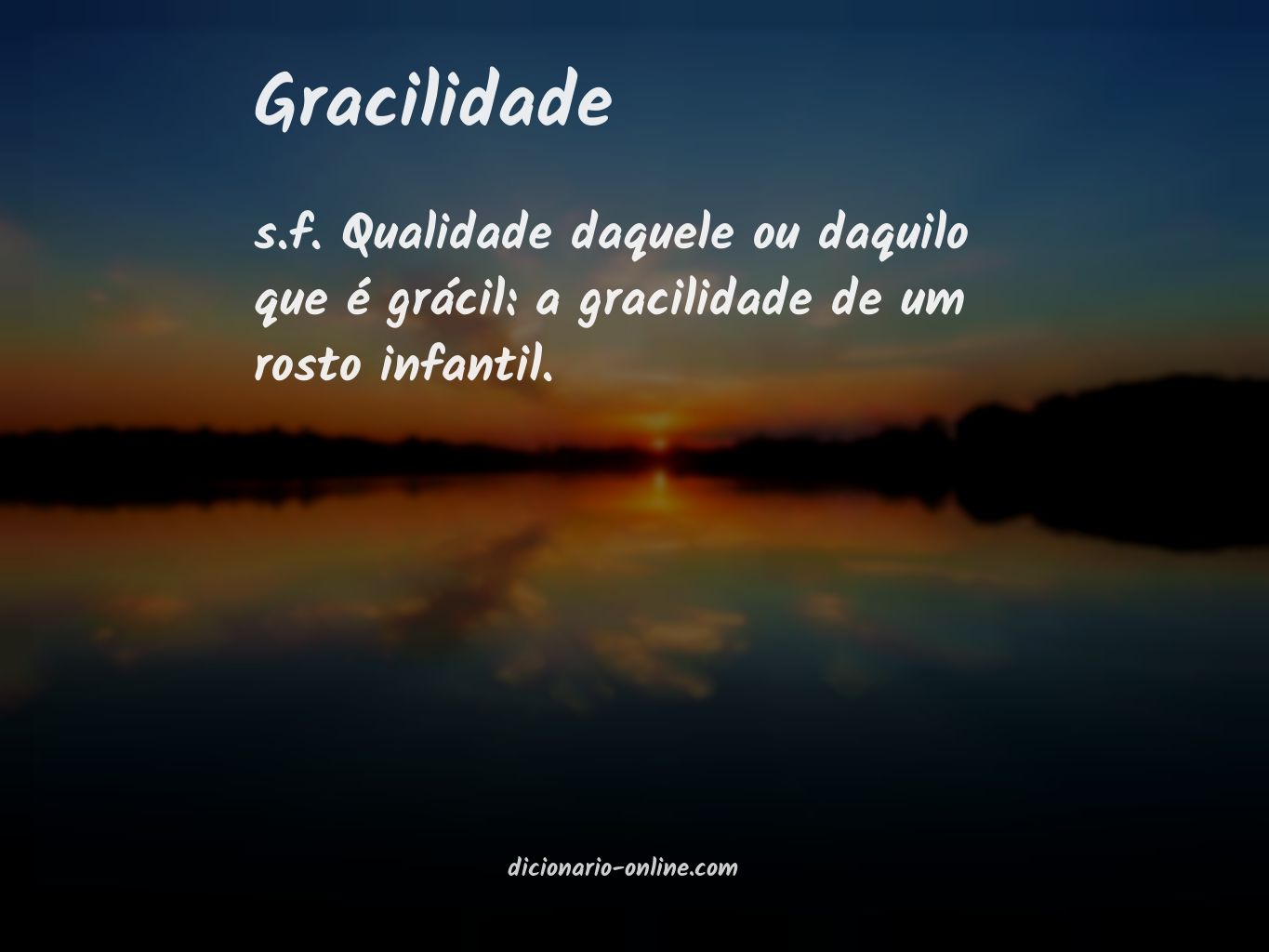 Significado de gracilidade