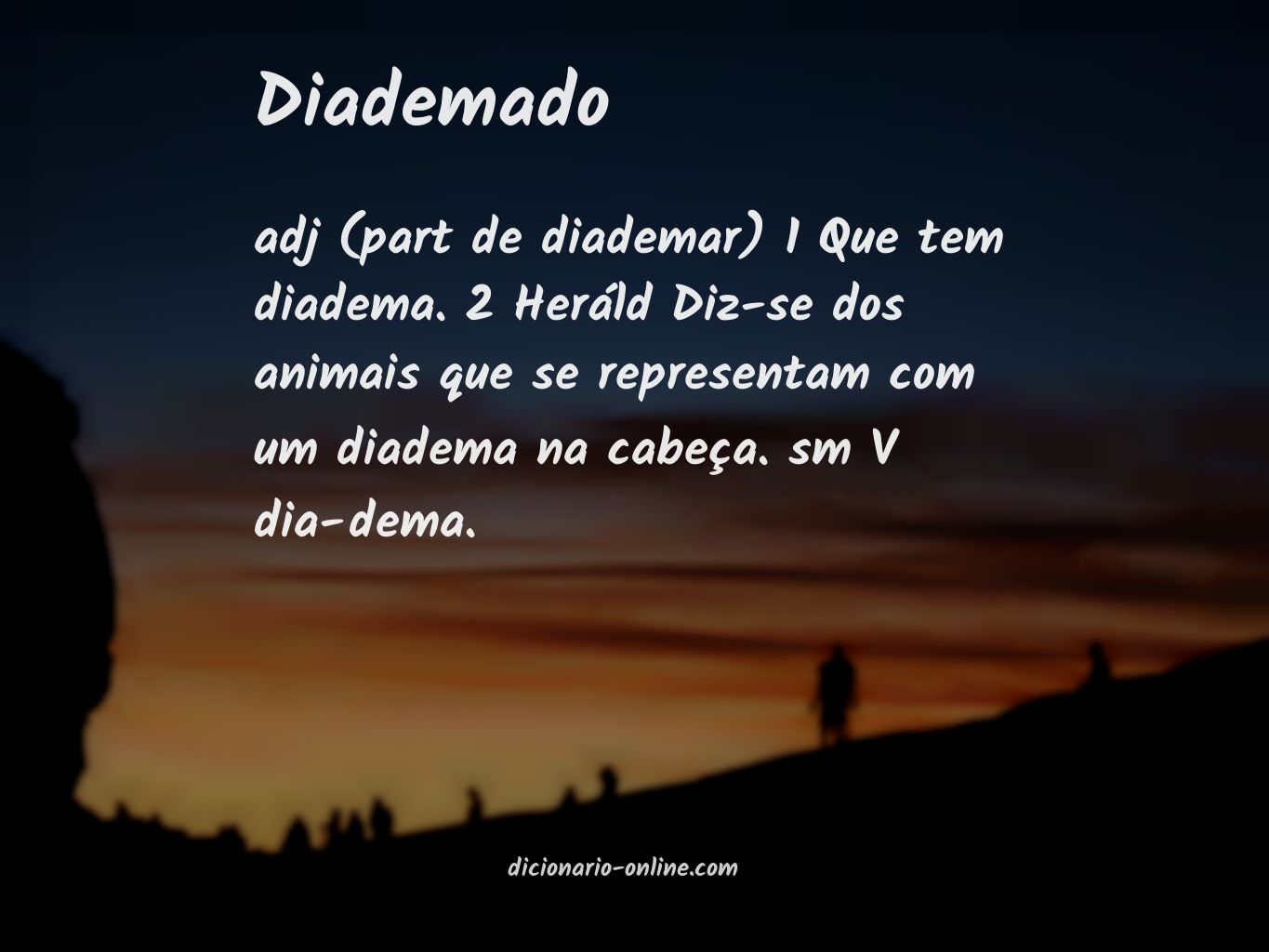 Significado de diademado