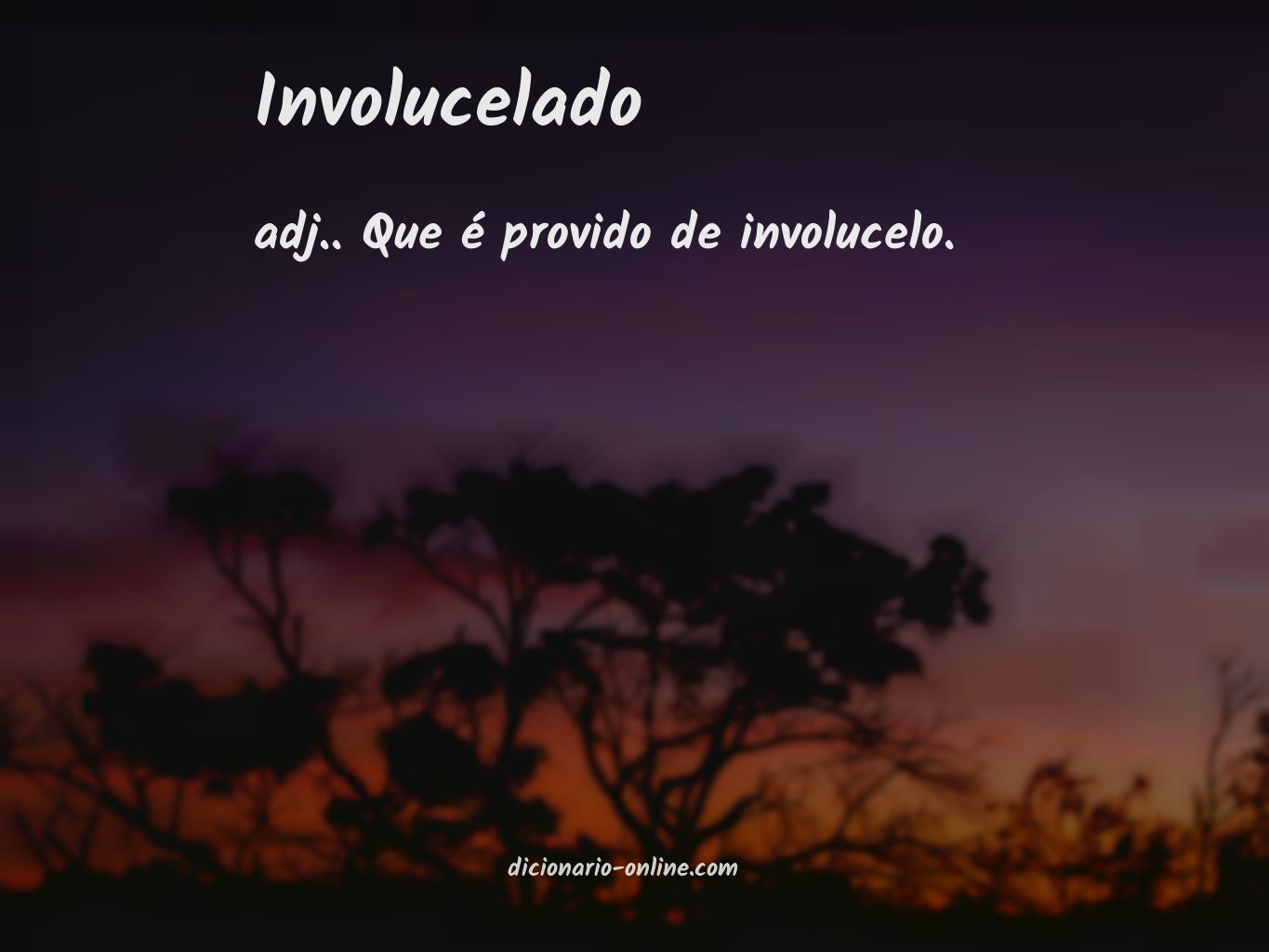 Significado de involucelado