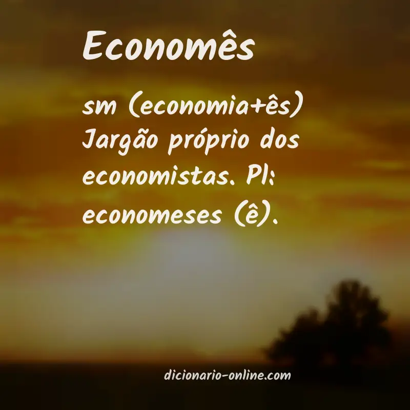 Significado de economês