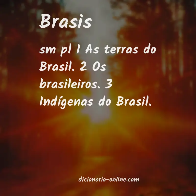 Significado de brasis