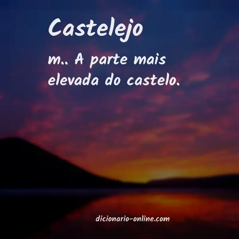 Significado de castelejo
