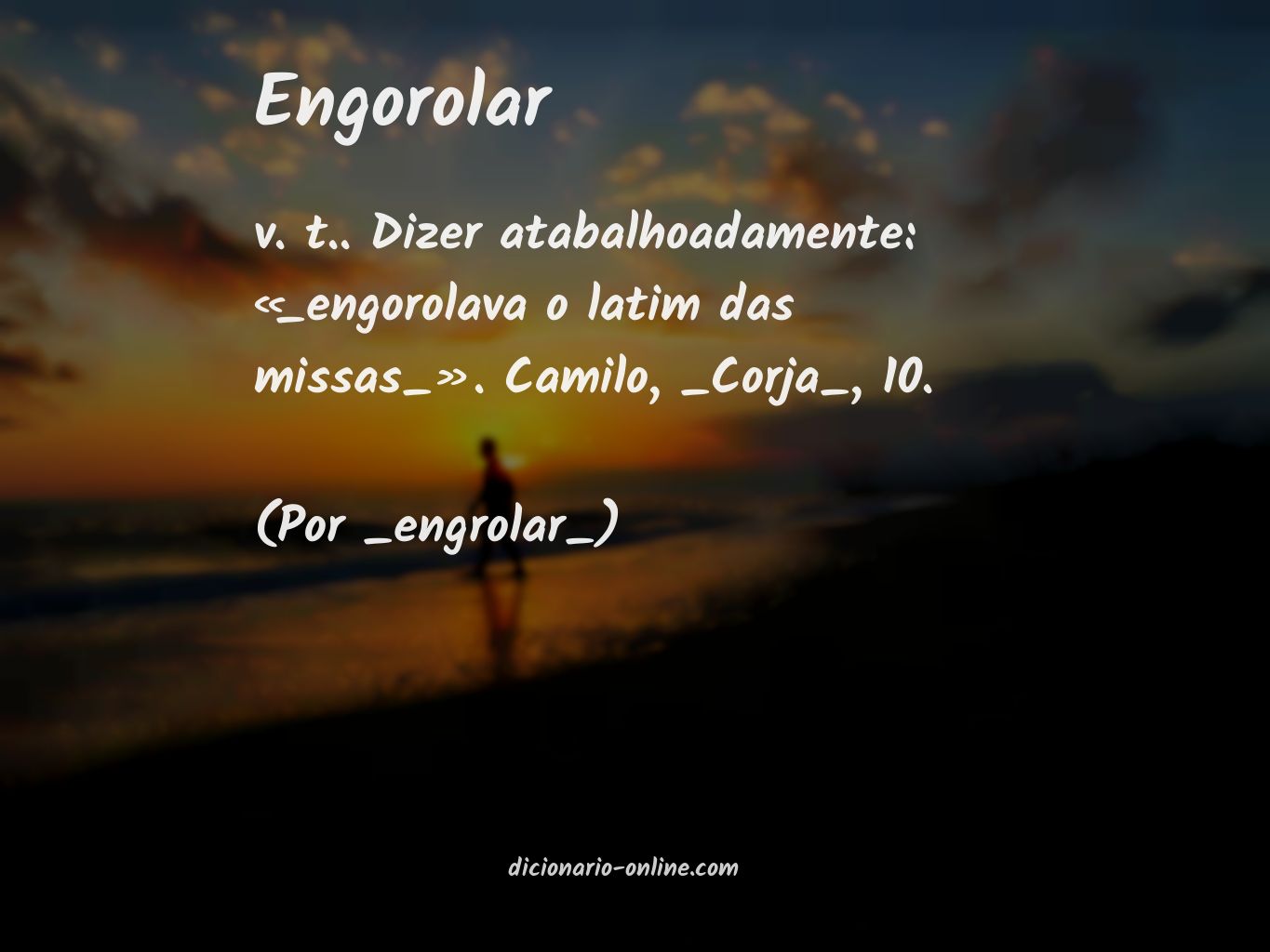 Significado de engorolar