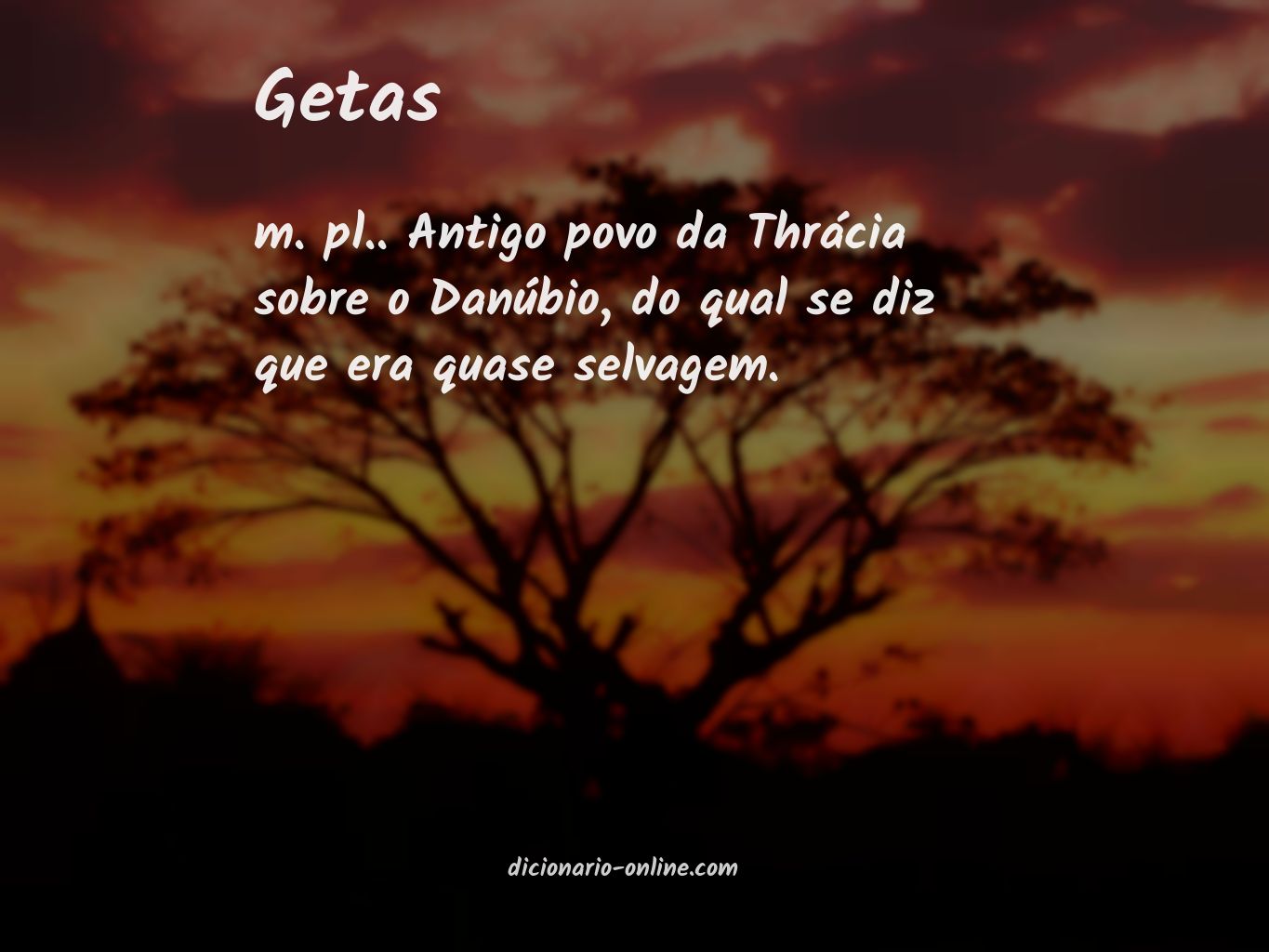 Significado de getas