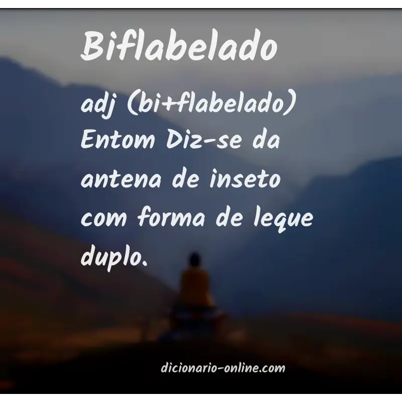 Significado de biflabelado