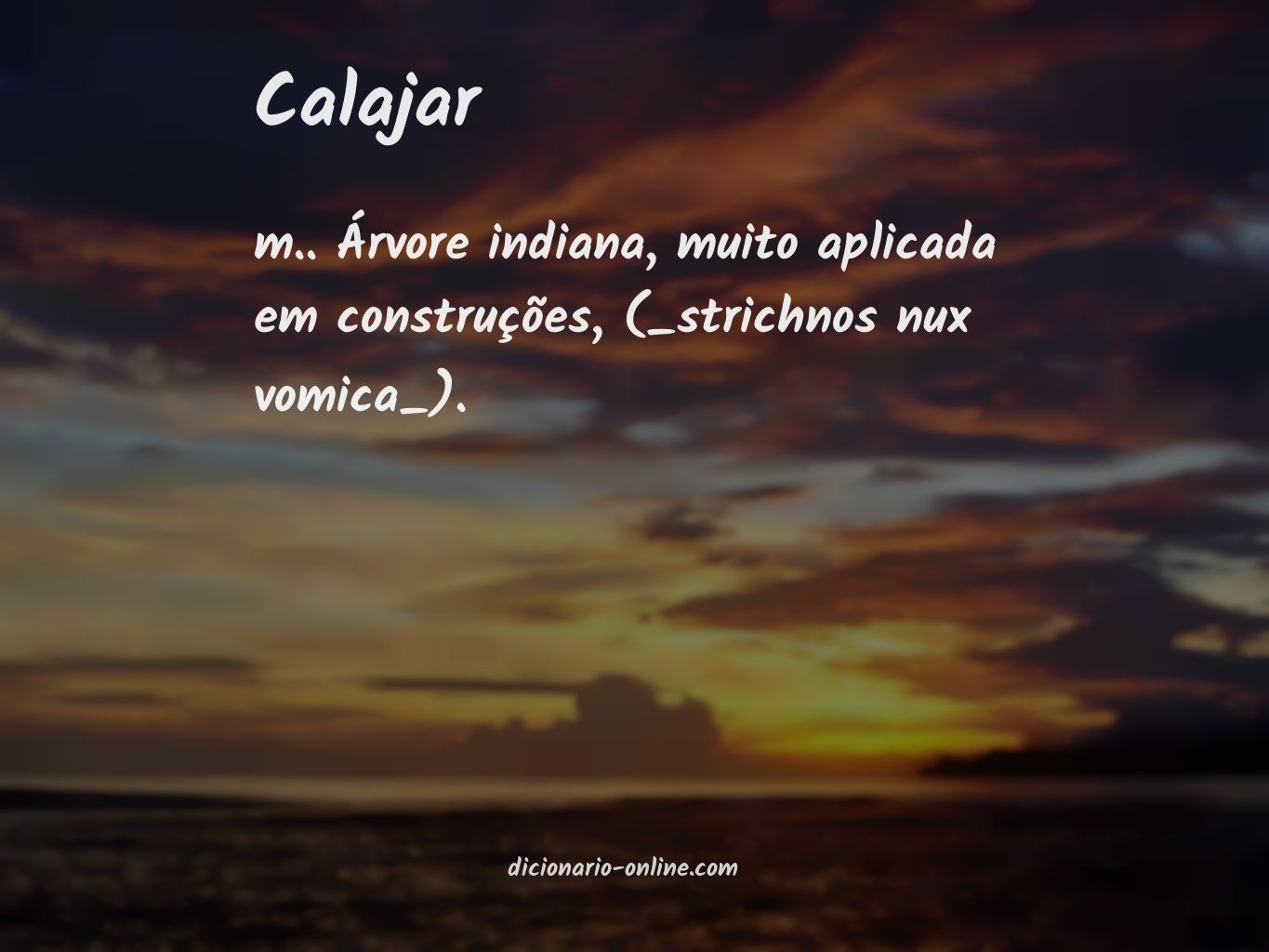 Significado de calajar