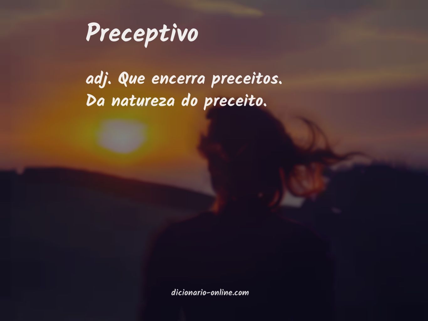 Significado de preceptivo