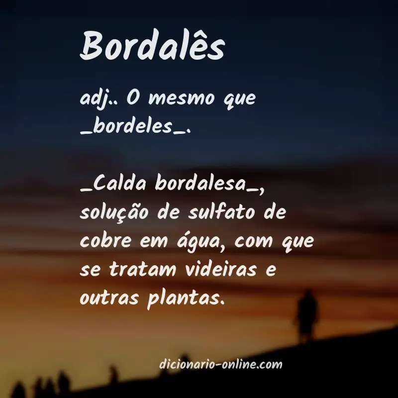Significado de bordalês