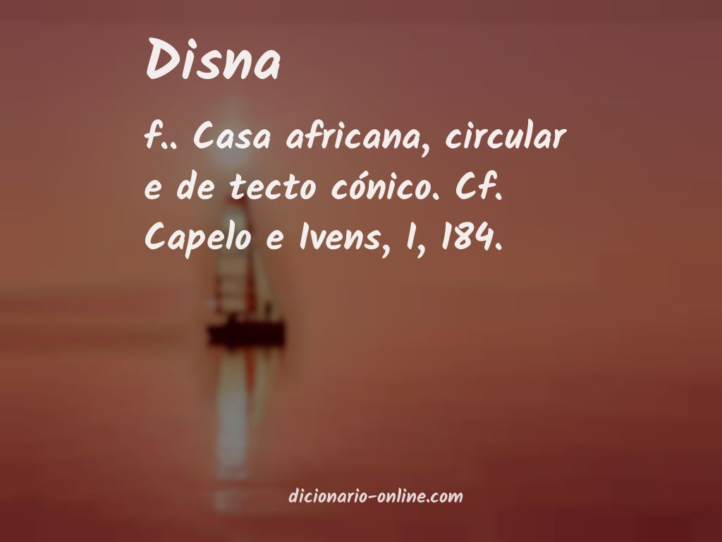 Significado de disna