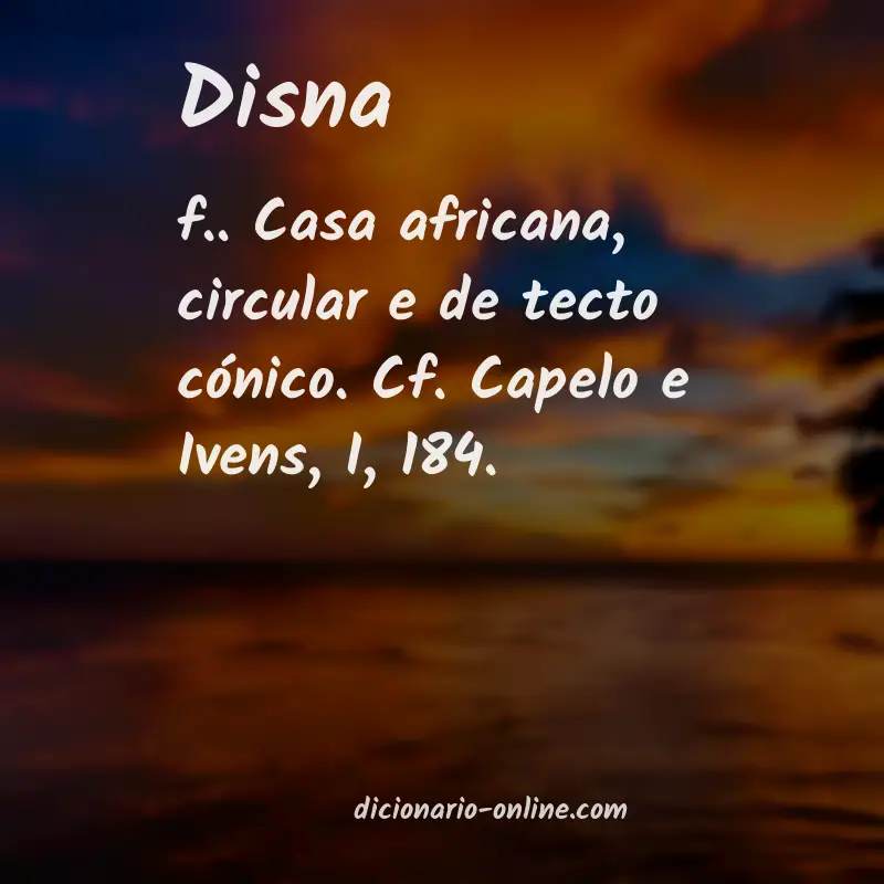 Significado de disna